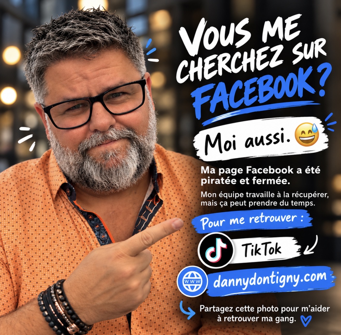FACEBOOK M&rsquo;A PERDU, MAIS PAS VOUS…